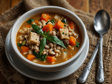 Vegan Barley Soup Gourmet Recipe